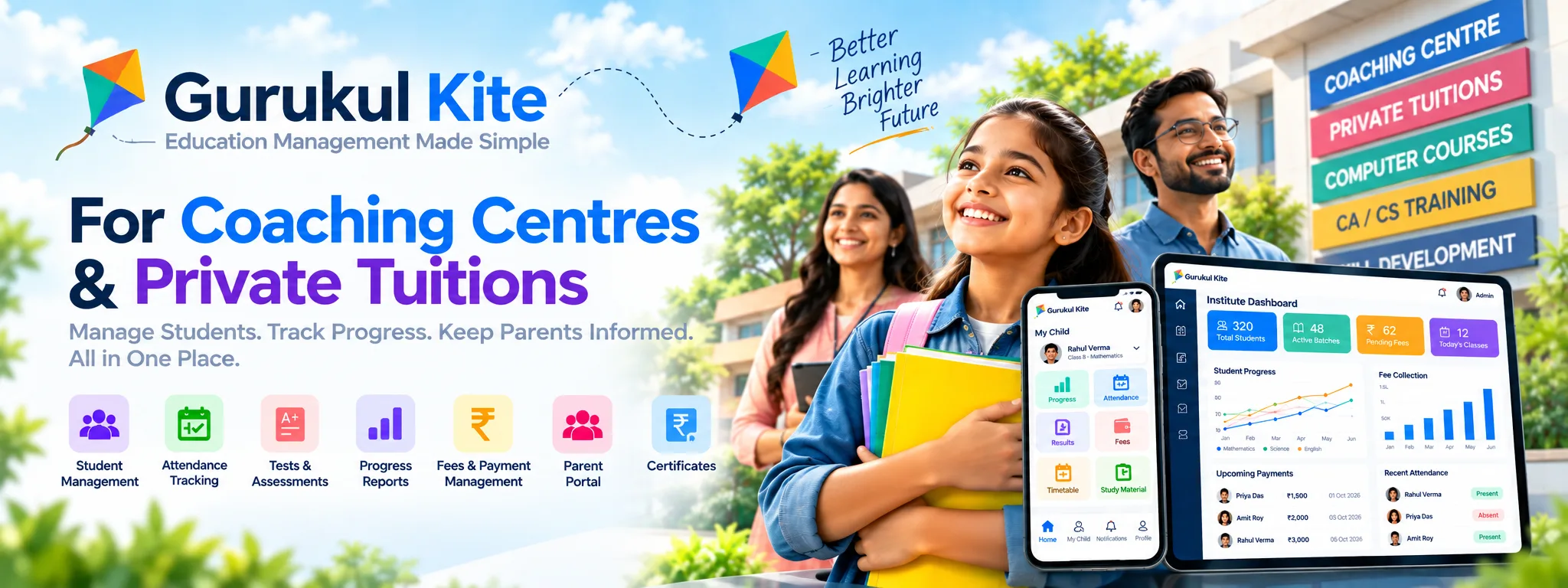 Gurukul Kite — education management made simple