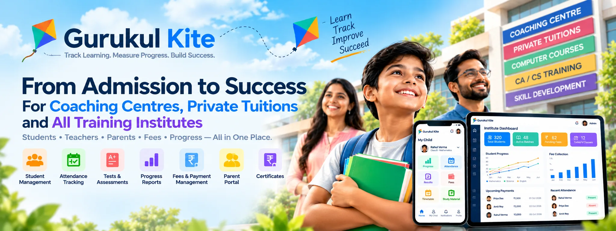 Gurukul Kite — education management made simple